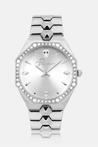 Police Women P 16038BS/04M Stainless Steel Watch 34mm, Silver