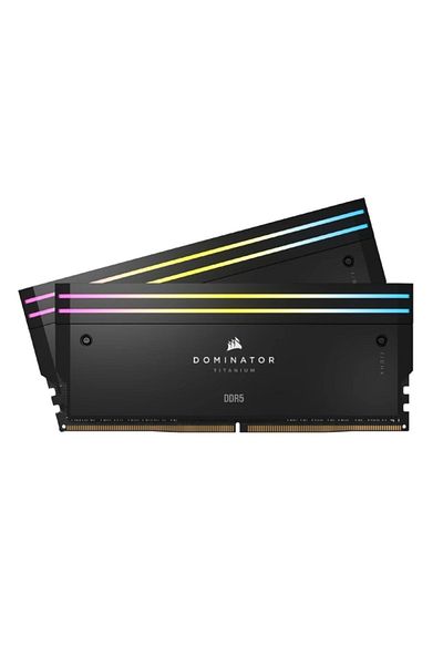 Corsair Dominator Titanium Rgb 32Gb (2X16Gb) 7200Mhz Cl34 Ddr5 Intel Xmp Ram-Cmp32Gx5M2X7200C34