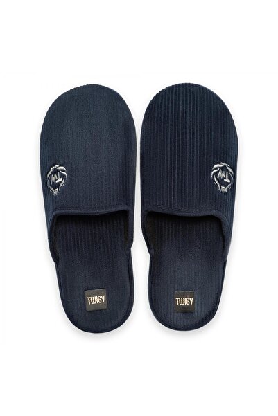 Twigy Aa0460 M Сині чоловічі тапочки - Muted Домашні тапочки