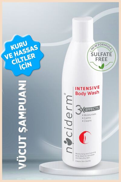 Nociderm Intensive Body Wash 300 ml / Kuru Ve Hassas Ciltler Için Sülfatsız V...