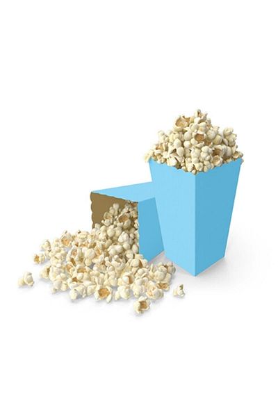 asöy Blue Corn Box Blue Popcorn Box Blue Popcorn Box 8 Pieces