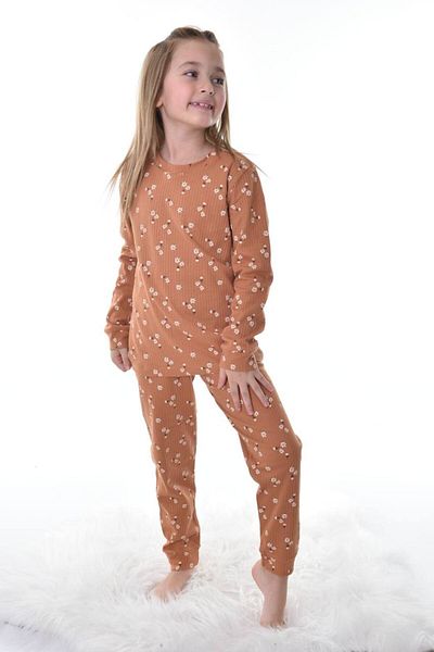Nimini Kids Пижамен комплект с флорален принт за момиче - 3-8 години