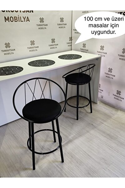 turgutsan mobilya Bar sandalyesi bar taburesi 75 cm (100cm den yüksek masalar...