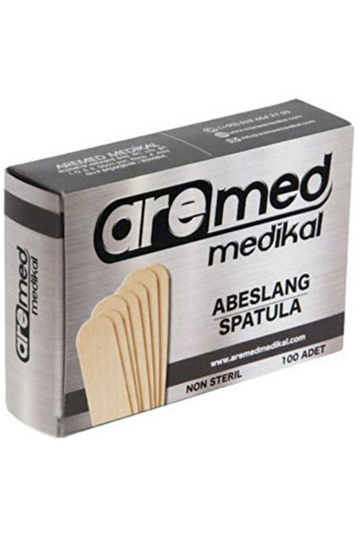 Kalbi Ticaret Abeslang Tahta Dil Basacağı Ahşap Çubuk 100'lü Dil Basma Çubuğu...