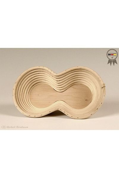 Herbert Birnbaum Bamboo Twin Bread Proofing Basket - 24.5x14