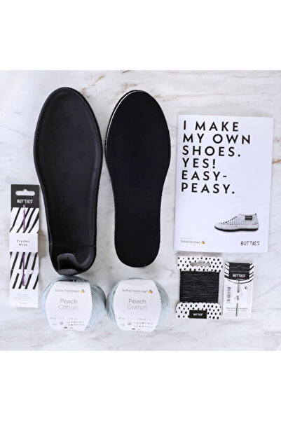 Loren Pantofi tricotati XXS Kit verde menta - Mărimea 36-37