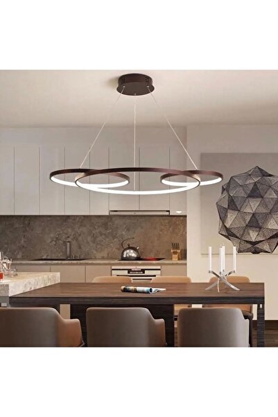 Pera Led Sarkıt Avize 3 Renk Işık - Olimpia 90x50 Cm