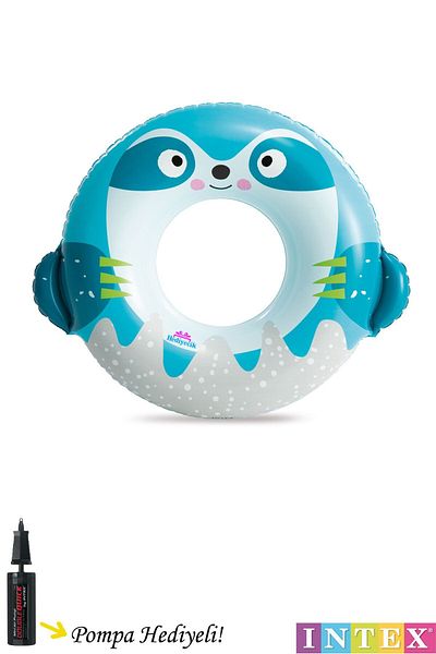hediyecik Toy Story Lama 75 Cm Figured Children's Ring - Blue, Age 8 and for Sea and Pool