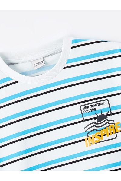 LC Waikiki Tricou oversize pentru băiat cu gât crew