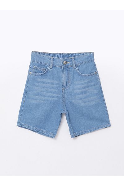 LC Waikiki Boy's Jean Shorts - Comfortable Fit and Elastic Waist