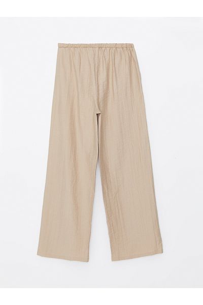 LC Waikiki Damenhose mit weitem Bein und elastischem Bund
