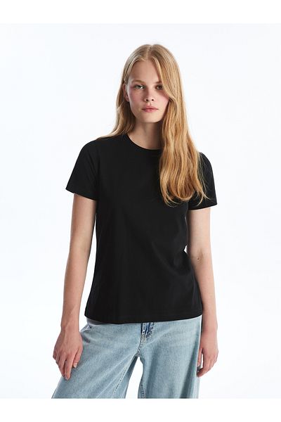 LC Waikiki Crew Neck Straight Short Sleeve Women's T-Shirt - W40958Z8