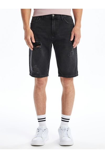 LC Waikiki Herren-Jeansshorts – Standardgröße