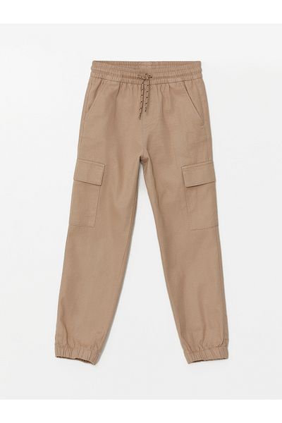 LC Waikiki Boy's Cargo Pants - Elastic Waist Jogger