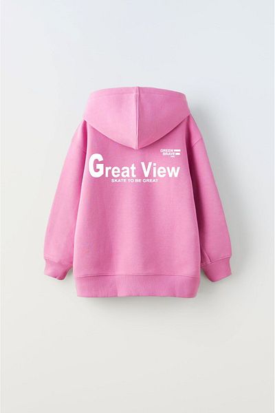 The Champ Clothing Hanorac cu glugă pentru copii, unisex, cu glugă, cu text imprimat