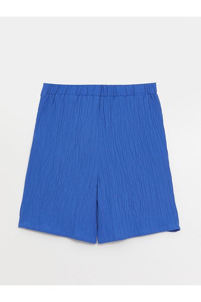LC Waikiki Pantaloni scurți drepti pentru damă - cu talie elastică