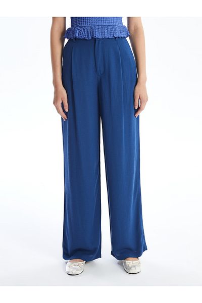 LC Waikiki Pantaloni comozi din amestec de in pentru femei