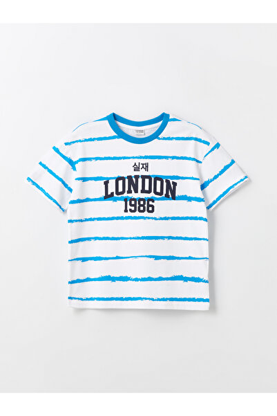 LC Waikiki Tricou oversize pentru băiat cu guler rotund