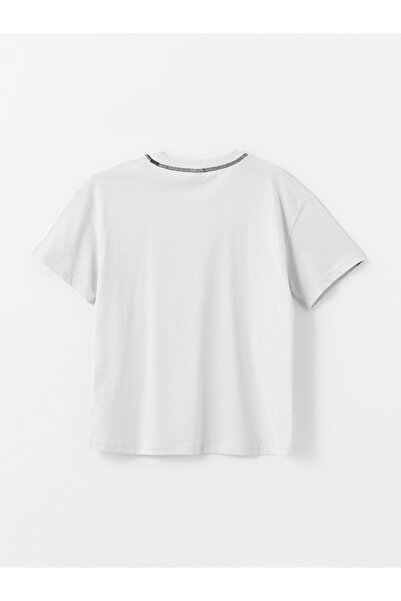 LC Waikiki Μπλουζάκι Boy's Oversize Crew Neck