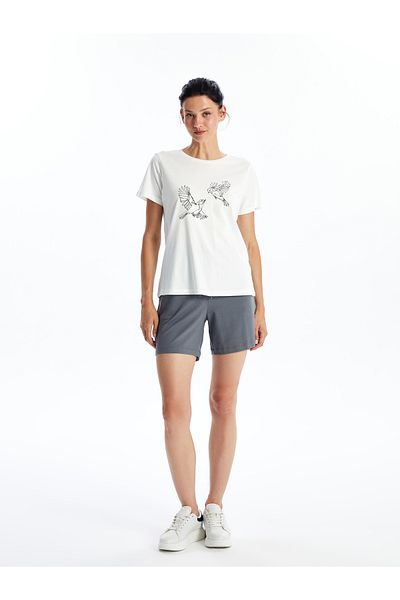 LC Waikiki Gerade Shorts für Damen – Elastischer Bund