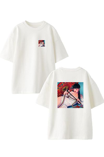 NMG TEKSTİL WhiTe Oversize CoTTon Chinese - CleopaTra PrinTed Unisex T-shirt