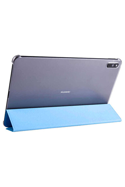 halkhouse Huawei MatePad 11 (2021) Smart Cover Standlı Katlanabilir Nubuk Kılıf