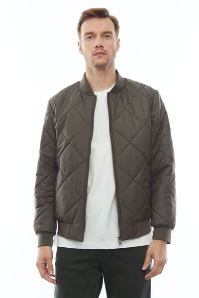PAULMARK Men's Knitwear Bomber Jacket - M1017