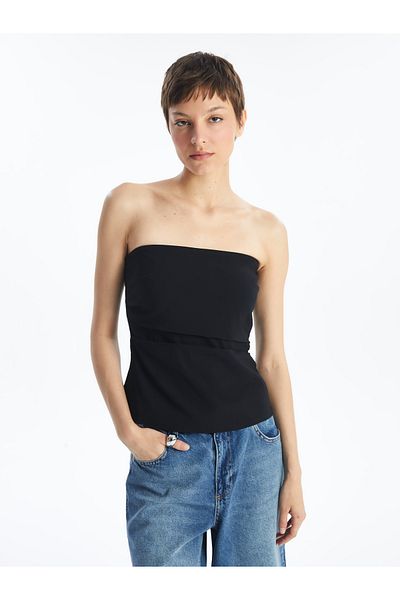 LC Waikiki Bluză de damă crop fără bretele