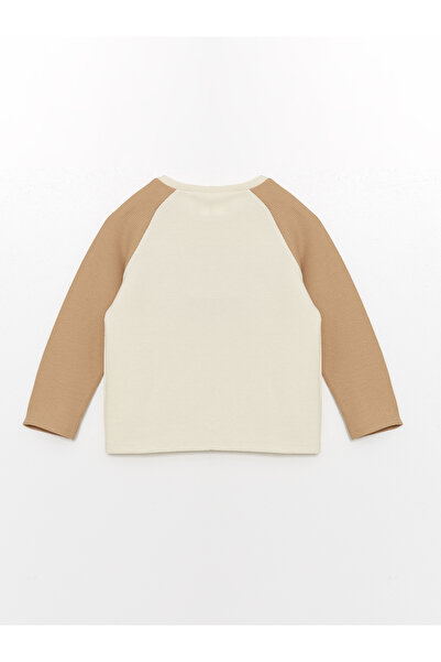 LC Waikiki Baby Boy - Μακρυμάνικο μπλουζάκι με λαιμόκοψη και στάμπα