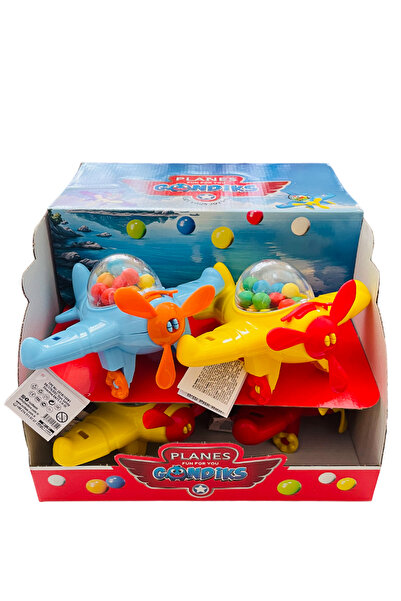 Ozibox Planes Uçak Sakız Makinesi 45Gr 8 Adet