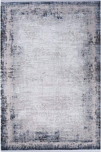 GÜMÜŞSUYU Legro 13717 Akrilik Therapist Mavi Modern Salon Halıları