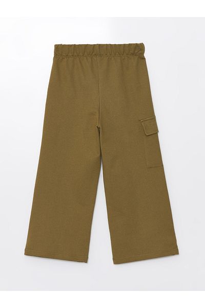 LC Waikiki LCW ECO Wideleg Girl's Cargo Pants with Elastic Waist