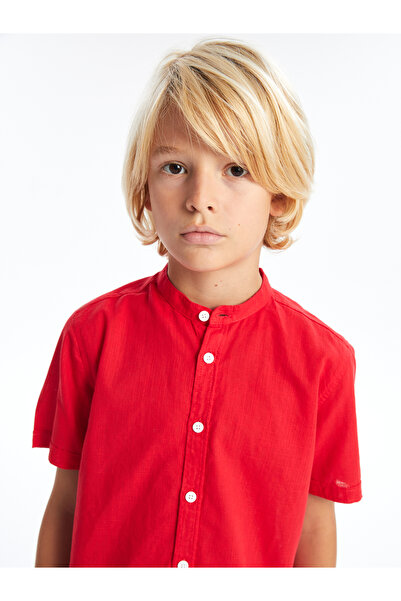 LC Waikiki Prevailing Collar Short Sleeve Shirt for Boy