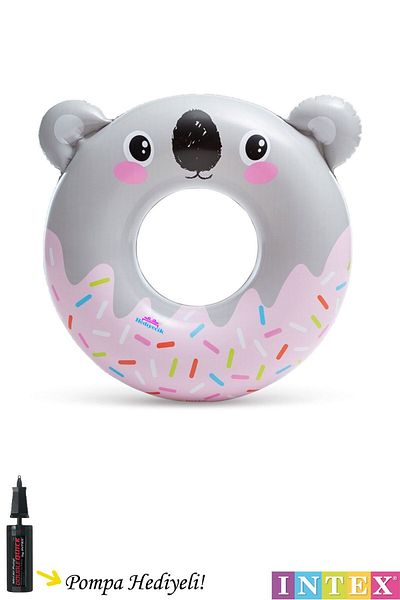 hediyecik Intex Koala 75 Cm Figured Children's Ring - 8 Years Pool and Sea