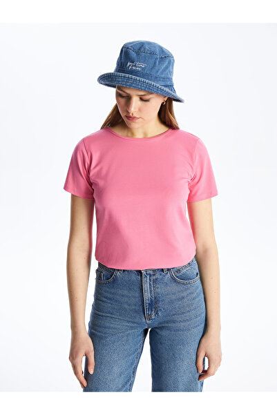 LC Waikiki Tricou pentru damă - Decolteu crew, croială unită, mânecă scurtă