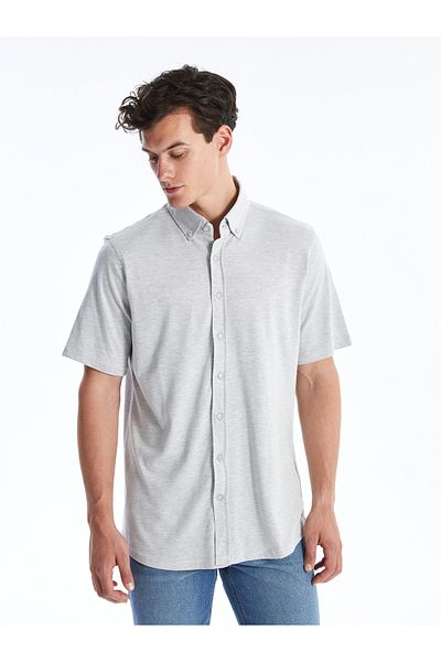 LC Waikiki Herrenhemd – Slim Fit, kurze Ärmel