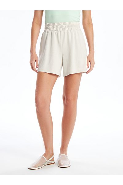 LC Waikiki Gerade Damen-Shorts – elastische Taille