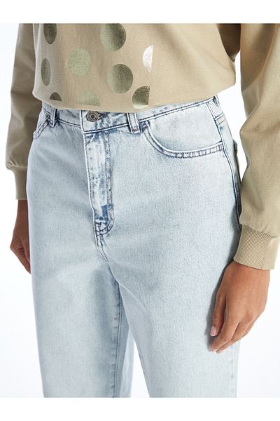 LC Waikiki Pantaloni de damă Jean - Mom Fit