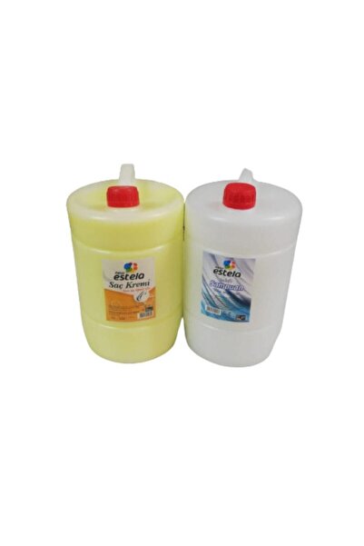new estela Sedefli Şampuan 5 Kg + Saç Kremi 5 Kg