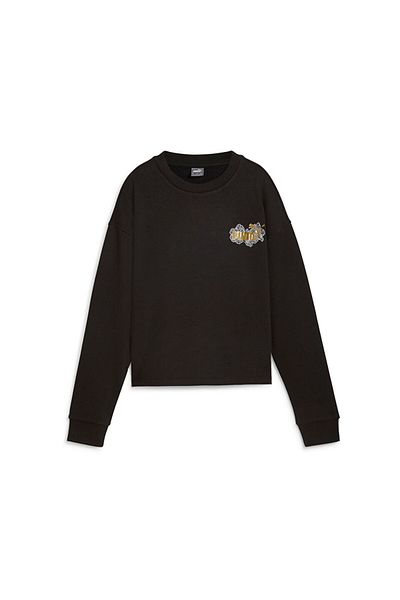 Puma Дамски ежедневен суитшърт Ess+ Class Act Crew 68249701, черен