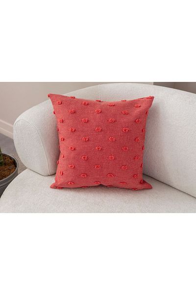 SWITA 43x43 Husă de pernă decorativă din in - Buline
