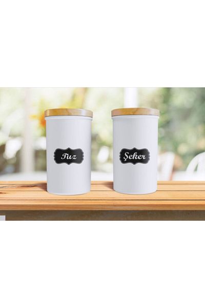 colortouch Αυτοκόλλητο Μαύρο Spice Spice Kitchen Jar - 60 τεμάχια αυτοκόλλητο