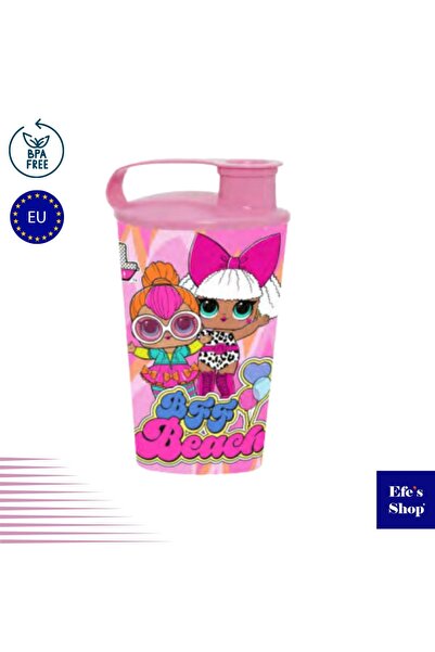Peaceful BPA FREE 340 cc Lisanslı LOL BFF Beach Desenli Kendinden Pipetli PP ...
