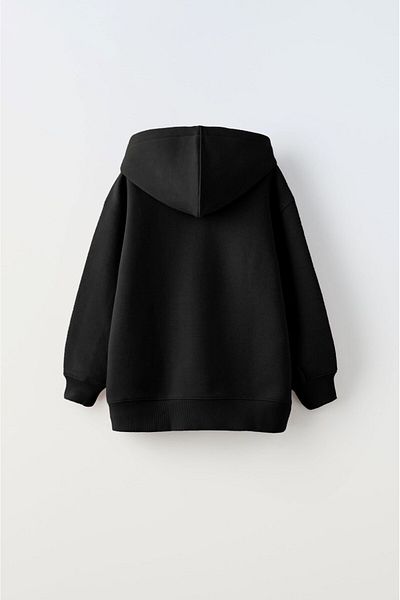 The Champ Clothing Унисекс черно детско суичър с качулка - суичър с качулка, полар по всяко време навсякъде