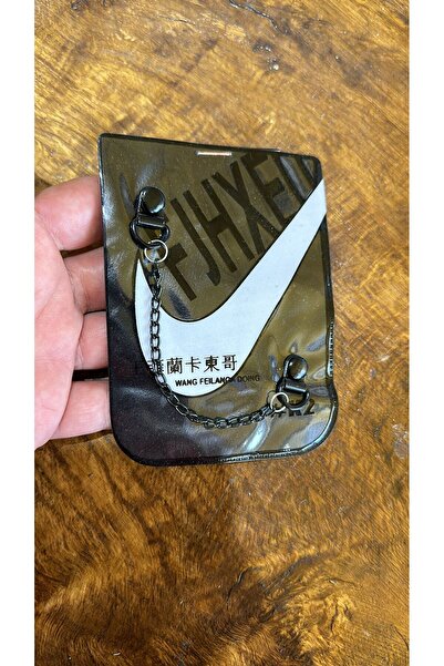 Gönülden Tasarım 12x8 cm crna silikonska odeća sa lancem Torba - dodatak