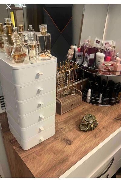 leylArt aksesuar 3 Çekmeceli Plastik Düzenleyici, Dolap, Organizer