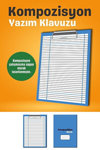 Copyrite Kompozisyon Yazım Klavuzu (A4 KAĞIDA ÖZEL) Okul, Proje Için Kolay Ko...