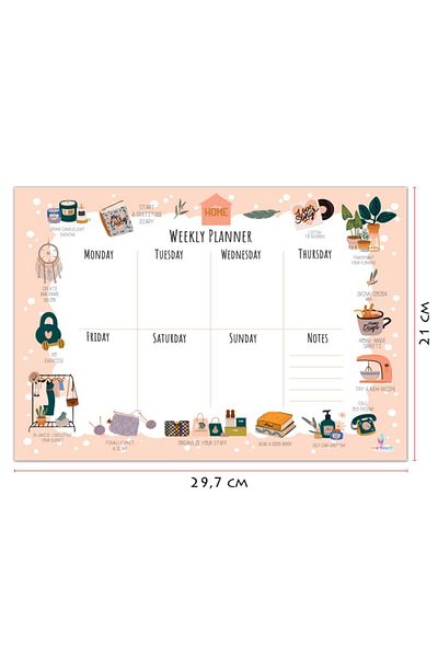 colortouch Life Weekly Planner Μέγεθος Α4 - Σημειωματάριο Weekly Planner