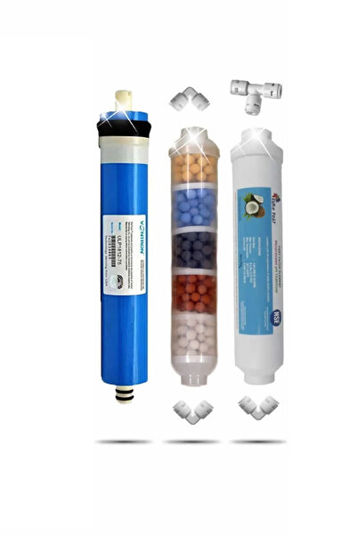 AQUA BELLA Su Arıtma Cihazı NSF Onaylı Vontron Membranlı Filtre Seti 4-5-6 Aş...