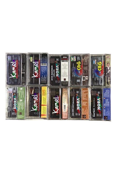 RAKS MÜZİK YAPIM Çeşitli Karadeniz Kasetleri 10 Adet
